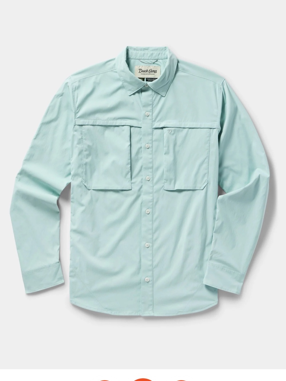 Duck Camp Lightweight fishing shirt large new